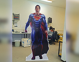 Silueta de PVC 70x180 cm Superman