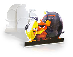 Silueta PVC 100x80 cm Angry Birds